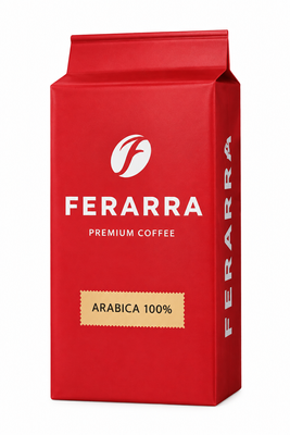 Кофе FERARRA CAFFE 100% ARABIKA молотый, вакуум 250г 1089 фото