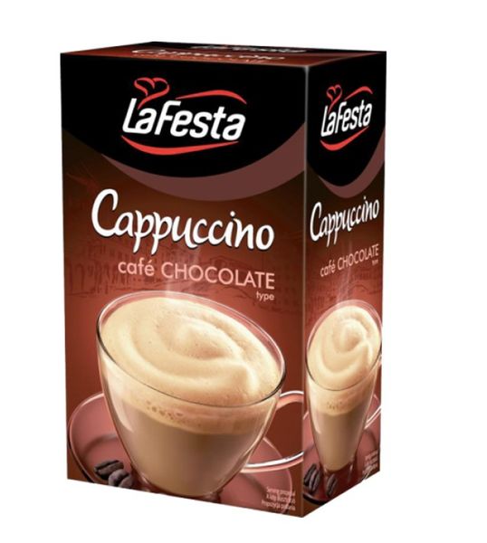 Капучино La Festa шоколадний у пакетиках 10*12,5г 3085 фото